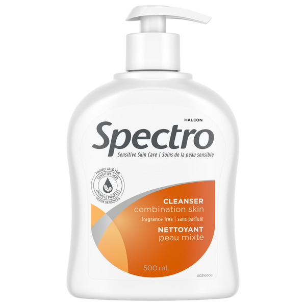 Spectro Facial Cleanser For Combination Skin, Fragrance And Dye