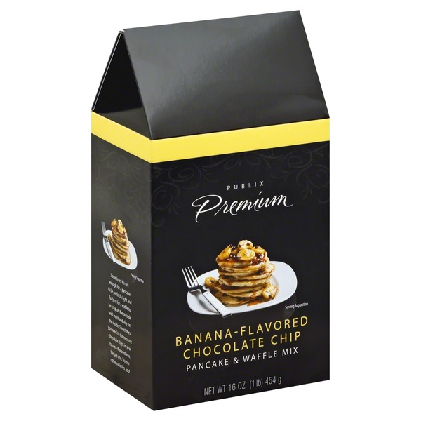 Publix Premium Pancake & Waffle Mix, BananaFlavored Chocolate Chip (16