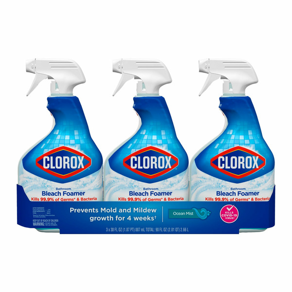 BJ's Wholesale Club Clorox Bathroom Bleach Foamer, Ocean Mist SameDay
