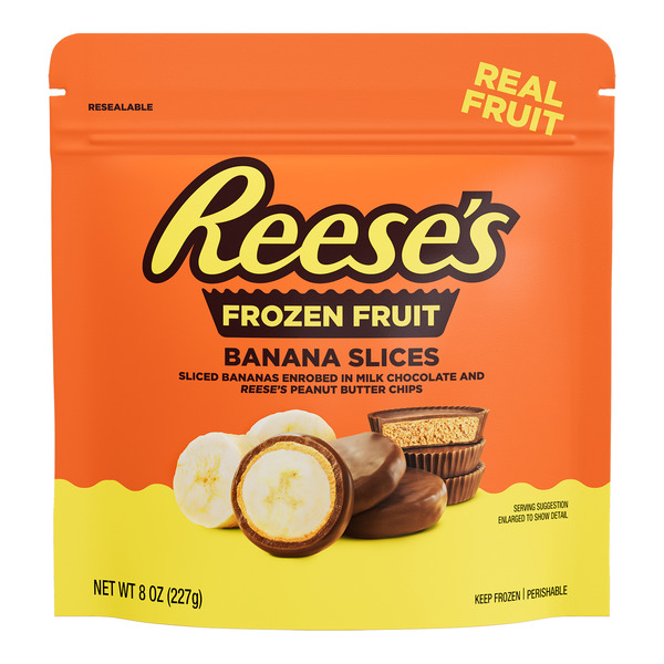 Reese's Banana Slices in Milk Chocolate and REESE'S Peanut Butter Chips