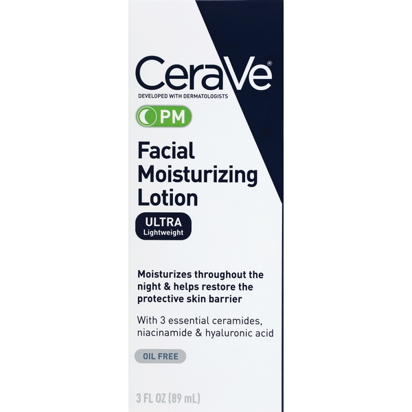 乳液・ミルク CeraVe PM Facial Moisturizing Lotion Amazon.com: CeraVe PM Facial Moisturizing Lotion, Night