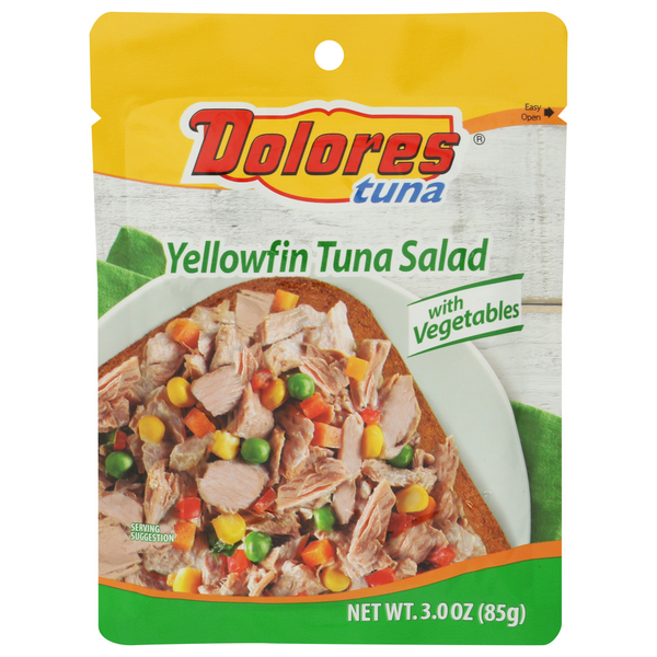 Dolores Tuna Yellowfin Tuna With Vegetables Pouch