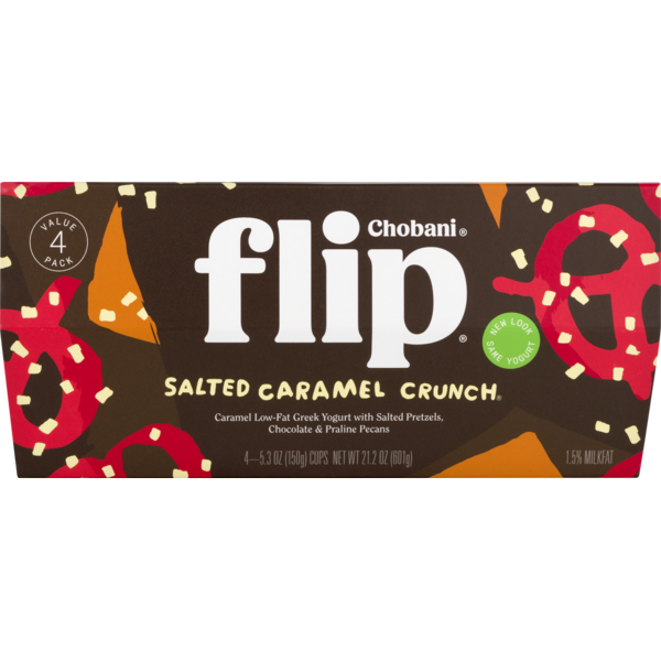 Chobani Flip LowFat Greek Yogurt Salted Caramel Crunch (5.3 oz) from
