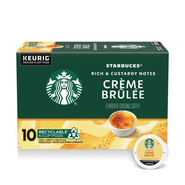 Starbucks Crème Brûlée Flavored K-Cup Coffee