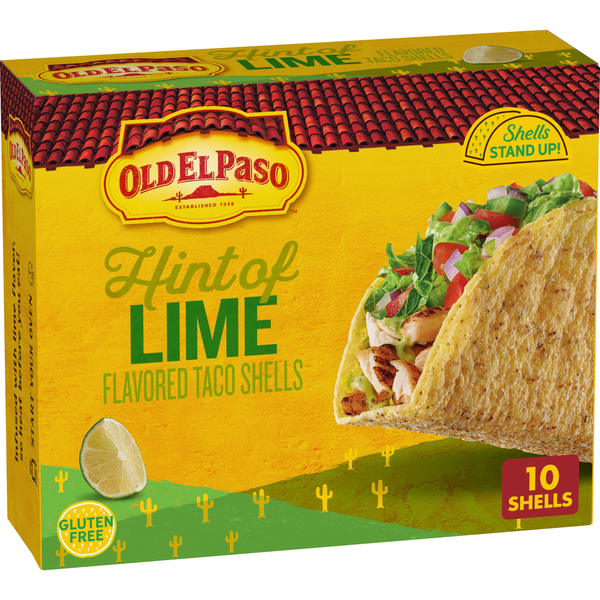 Old El Paso Hint of Lime Stand 'N Stuff Taco Shells Same-Day