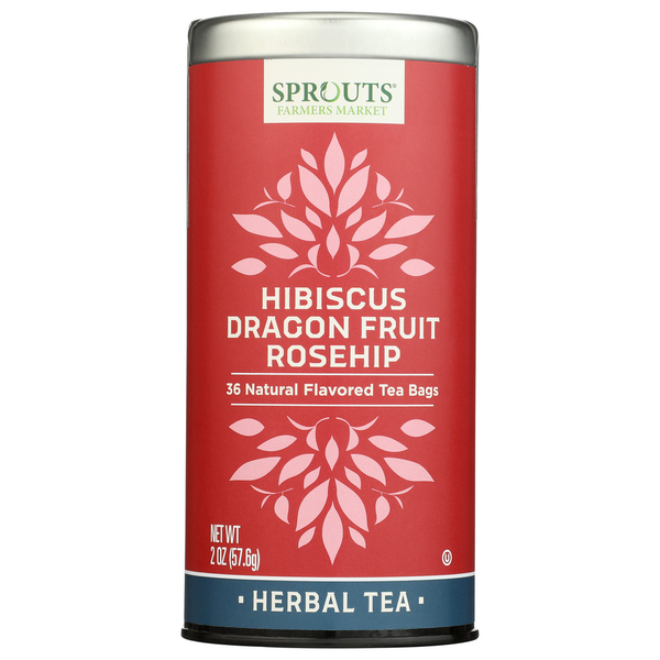 Sprouts Hibiscus Dragon Fruit Rosehip Tea Same-Day Delivery or