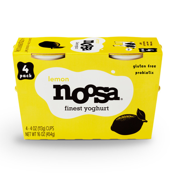 Noosa Lemon Multipack Yoghurt 4 pack, 16 oz Same-Day Delivery or