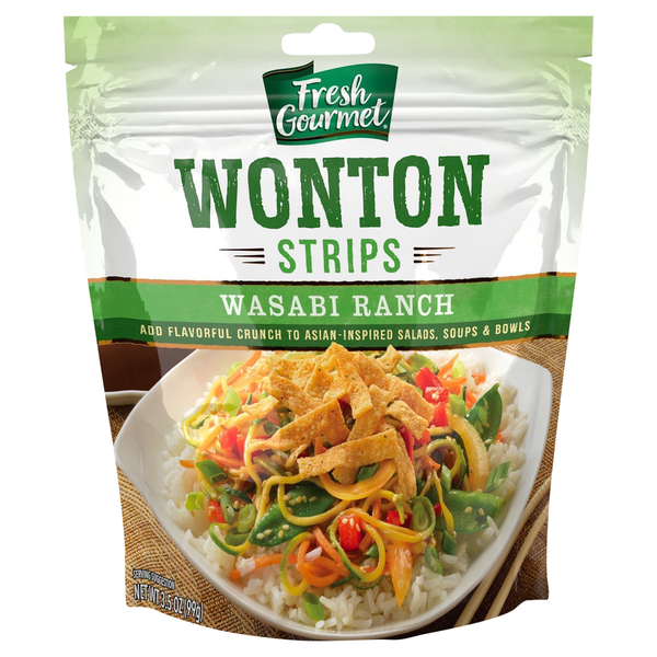wontonsp　RP Fresh Gourmet Wonton Strips, Wasabi Ranch Same-Day Delivery or