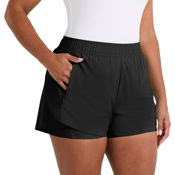 Spyder Women's Woven Active Short with Inner Bike Short, S