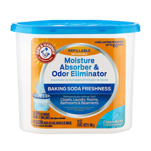 Arm & Hammer Moisture Absorber & Odor Eliminator Clean Burst