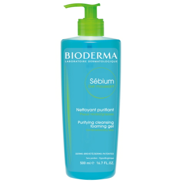 REVI Facial Washing Gel 500g 本体 BIODERMA Sebium Purifying Foaming Gel Face Wash Same-Day Delivery