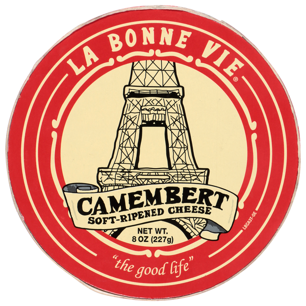 La Bonne Vie Soft-Ripened Double Creme Camembert Cheese