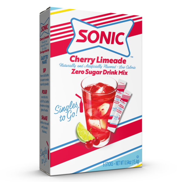 SONIC Low Calorie, Cherry Limeade Drink Mix Same-Day Delivery