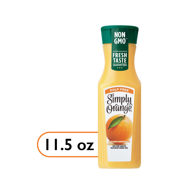 Simply Orange Juice Pulp Free Bottle