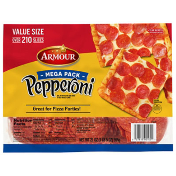 Armour Pepperoni, Mega Pack, Value Size
