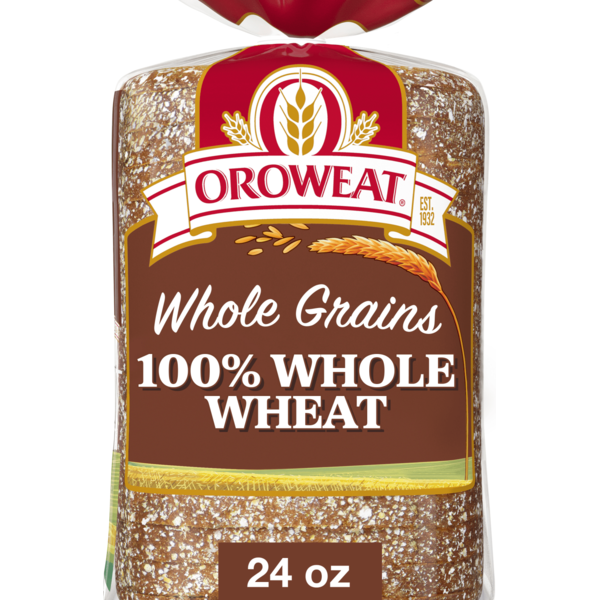 Oroweat Whole Wheat, Bread, Wheat Bread, 24 oz
