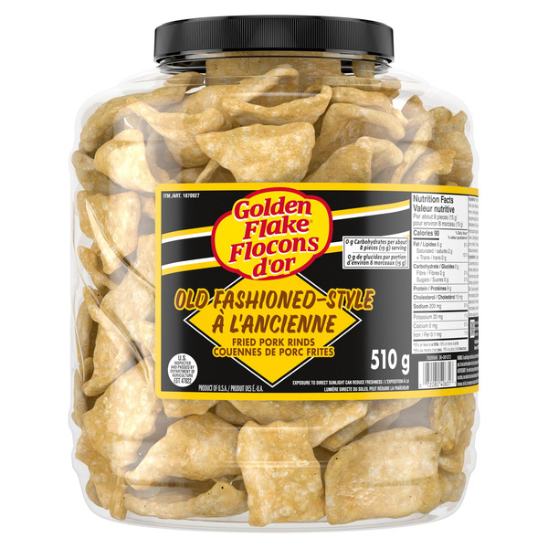 Golden Flake Fried Pork Rinds, 510 g