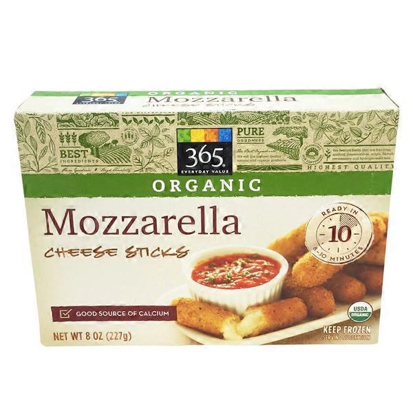 365 Organic Mozzarella Cheese Sticks (8 oz) from Whole Foods Market