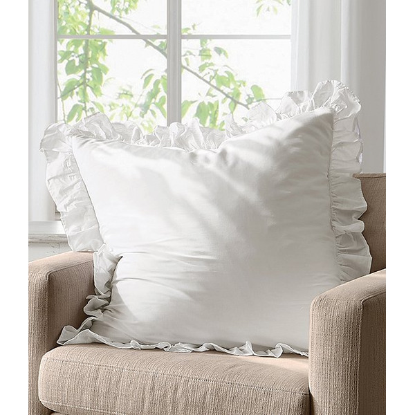 Shabby Chic Signature by Shabby Chic White Ruffle Euro Sham