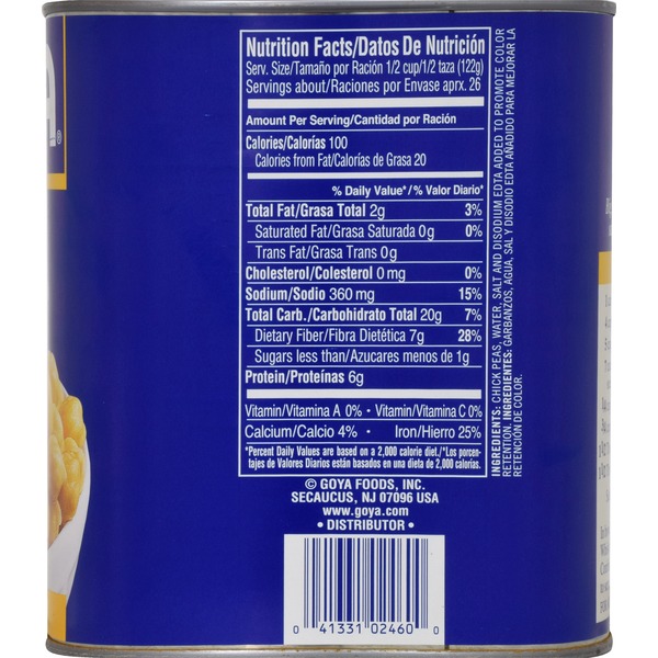 Goya premium chick peas (041331024600)