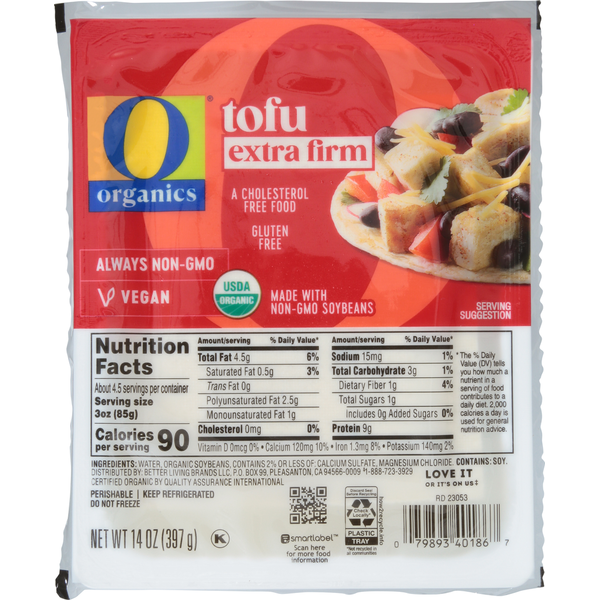 O Organics Tofu, Extra Firm