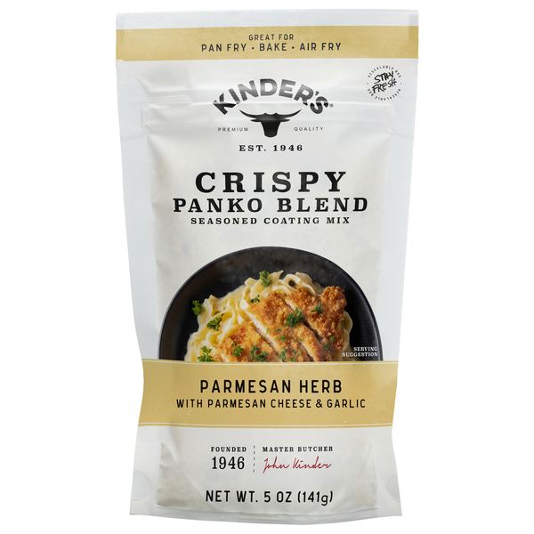 Kinder's Seasoned Parmesan Herb with Parmesan Cheese & Garlic Seasoned Coating Mix