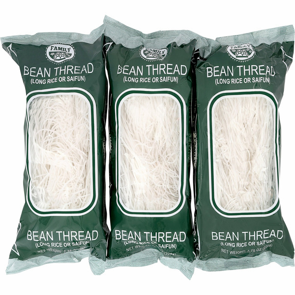 Family Food Bean Thread, Long Rice Or Saifun, 7.75 oz, 3 count