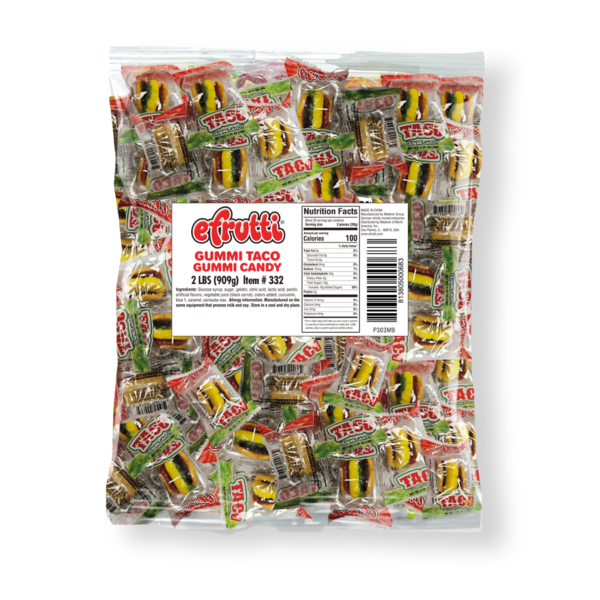 Efrutti Gummi Taco Gummi Candy