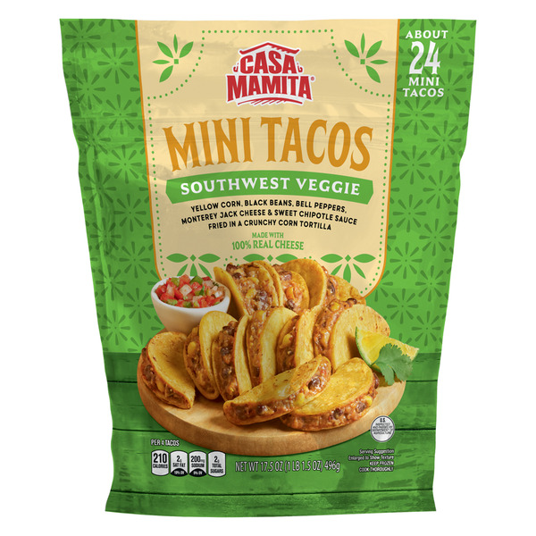 CASA MAMITA Southwest Veggie Mini Tacos