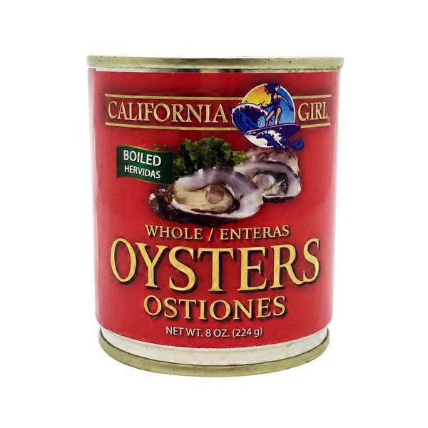 California Girl Whole Oysters