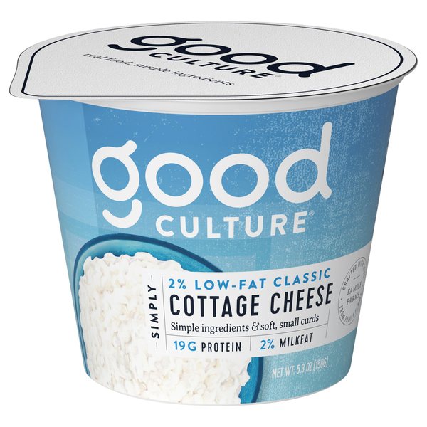 good culture Cottage Cheese, Simply, Low-Fat Classic