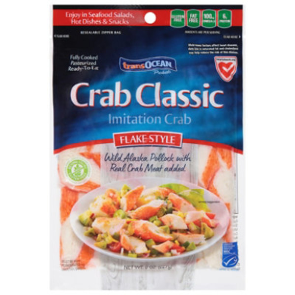 Trans-Ocean Imitation Crab, Flake Style