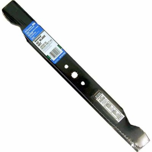Arnold 42 in. Side Discharge Lawn Mower Blades for AYP, Craftsman, EHP, Huskee, Husqvarna, Poulan and More Mowers, 2-Pack