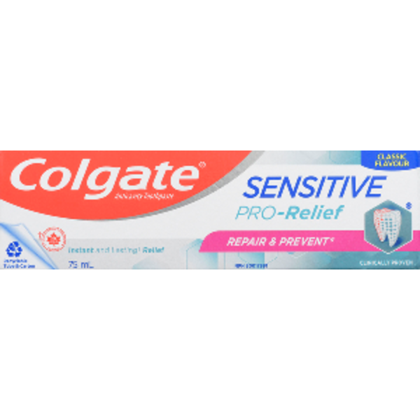 Colgate Sensitive Pro-Relief Repair & Prevent Toothpaste Same-Day ...