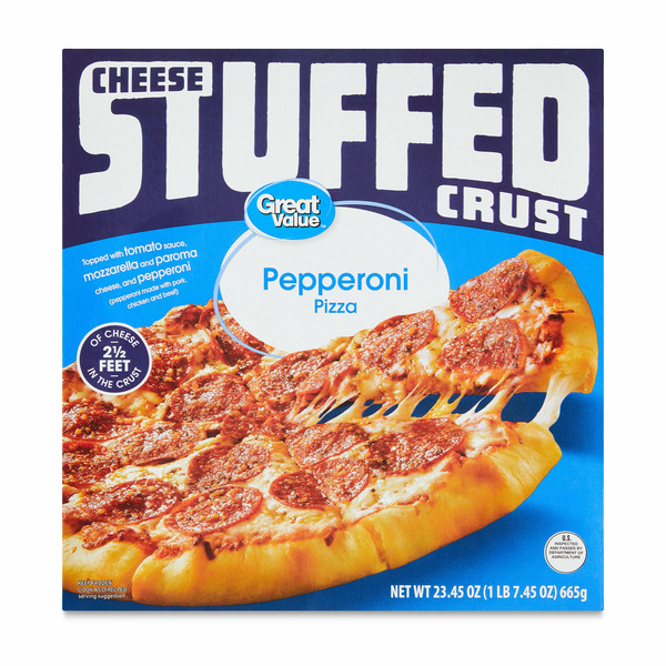 Walmart Great Value Pizza, Cheese Stuffed Crust, Pepperoni Same-Day ...