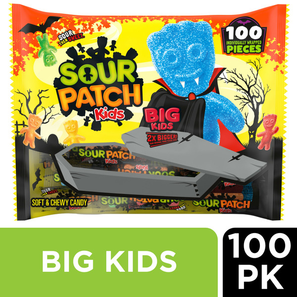 Publix Sour Patch Kids Big Individually Wrapped Soft & Chewy Halloween