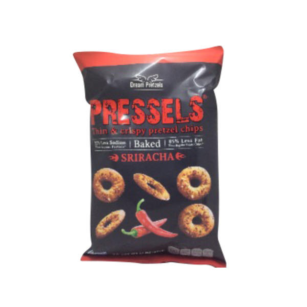 Dream Pretzels Pretzels Chips, Baked, Sriracha