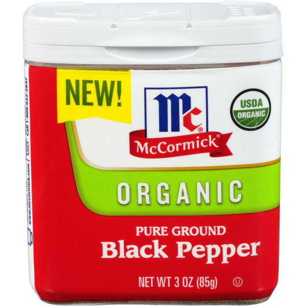 McCormick® Ground Organic Black Pepper