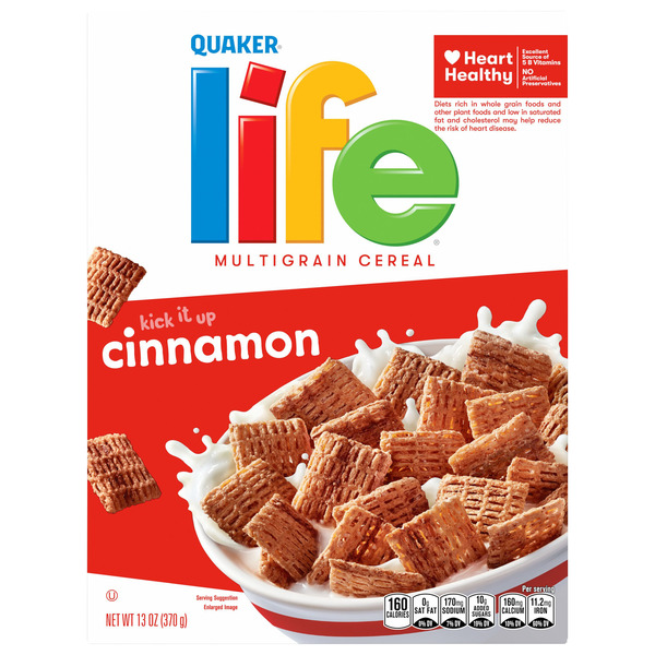 Life Cereal, Cinnamon, Multigrain Same-Day Delivery | Dierbergs