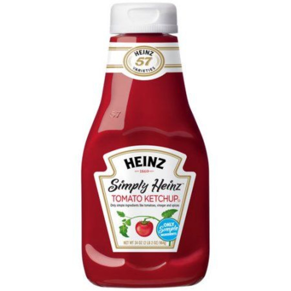 Simply Heinz - Tomato Ketchup - 19.5oz/30ct