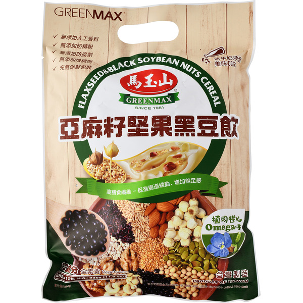 Greenmax Flaxseed & Black Soybean Nuts Cereal