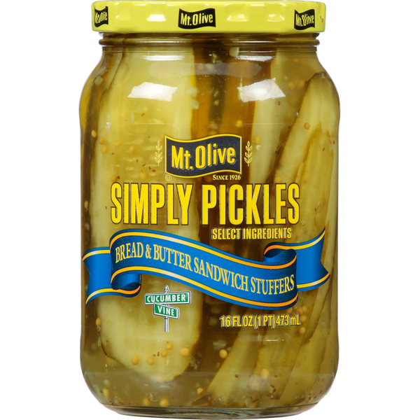 Mt. Olive Pickles, Bread & Butter Sandwich Stuffers