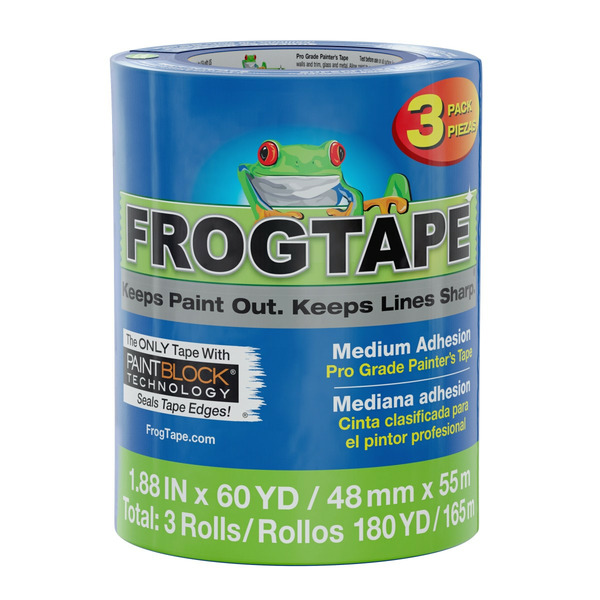 FrogTape Pro Grade 3 -Pack 1.88-in x 60 Yard(s) Painters Tape