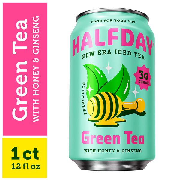 Halfday Prebiotic Green Tea with Honey & Ginseng Same-Day Delivery