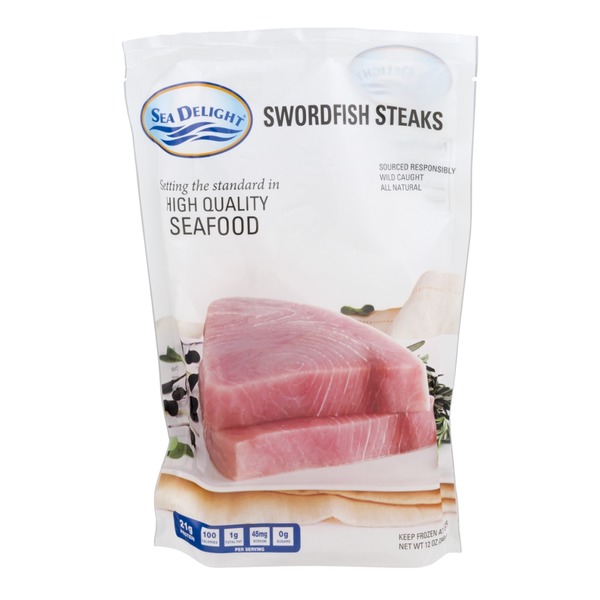 Sea Delight Swordfish Steaks (12 oz) Instacart