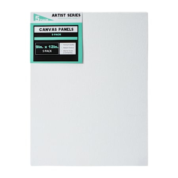 Artist Series Premium Quality Canvas Panels, 9 x 12 in