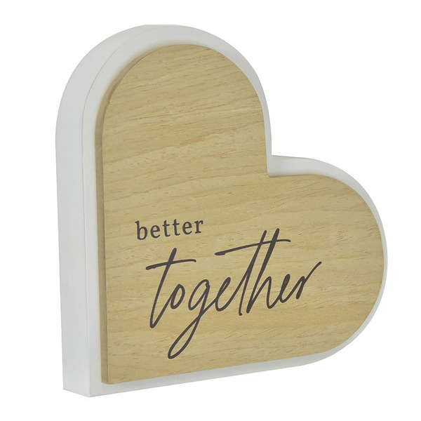 Belle Maison Better Together Caption Art Box Table Decor, Multi