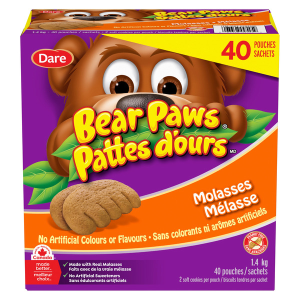 Dare Molasses Bear Paws Cookies