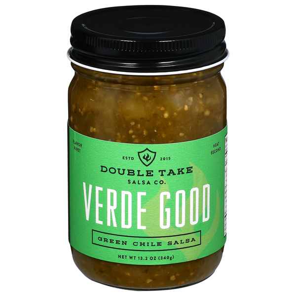 Double Take Salsa Co. Green Chile Verde Good Salsa Same-Day