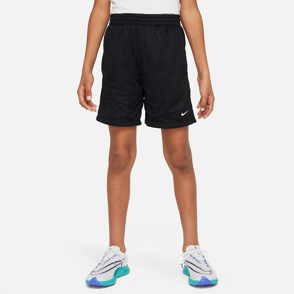 Nike Boys' Multi Dri-FIT Mesh Shorts, Large - Black & White